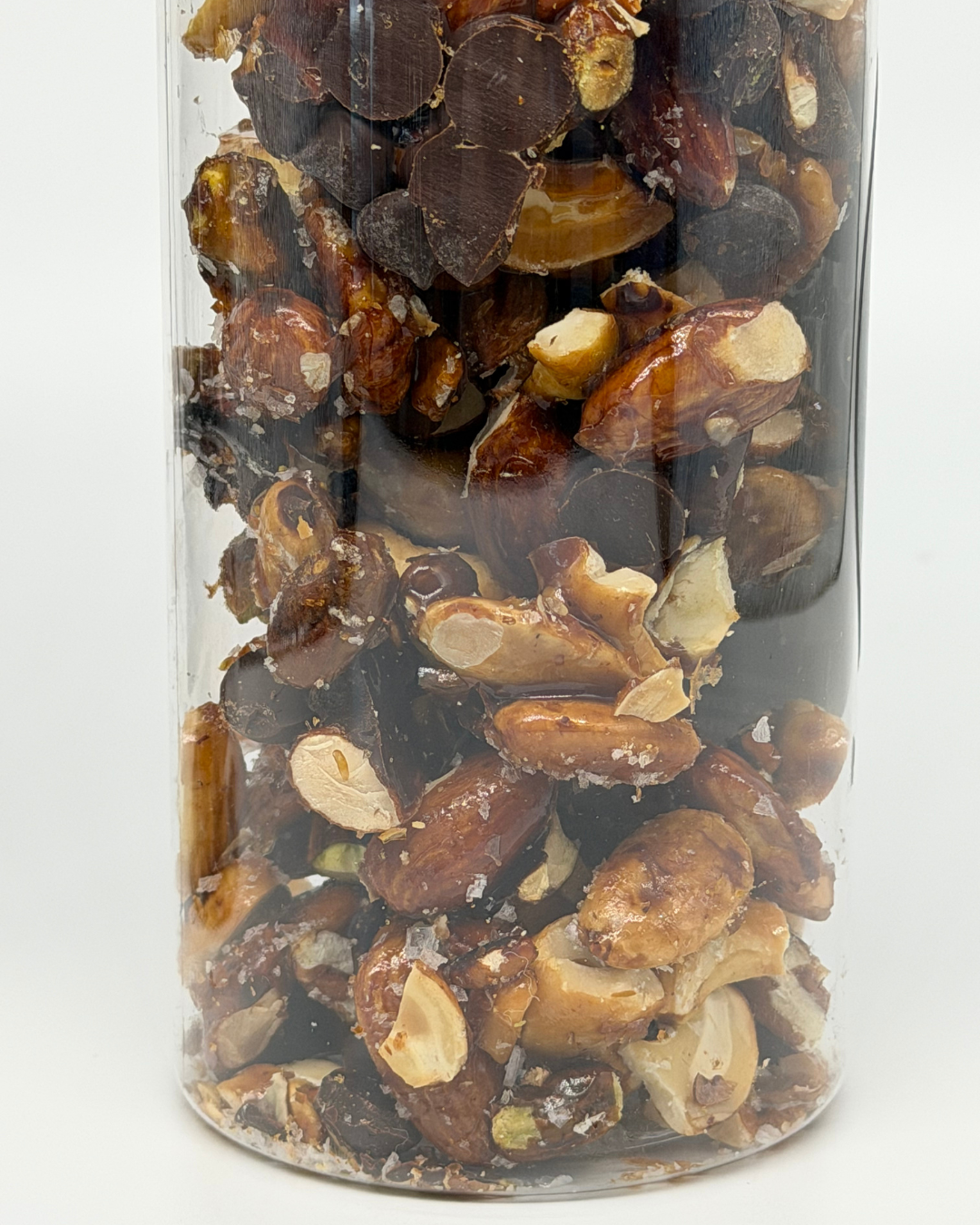 NEW! GO Nuts! Praline Dark Chocolate Jar 32oz