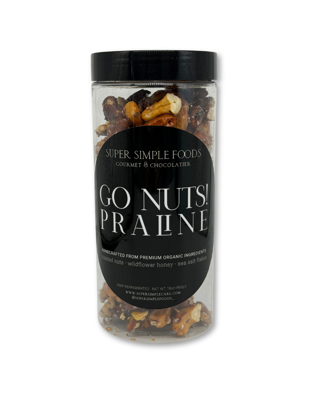 NEW! GO Nuts! Praline Original Jar 32oz
