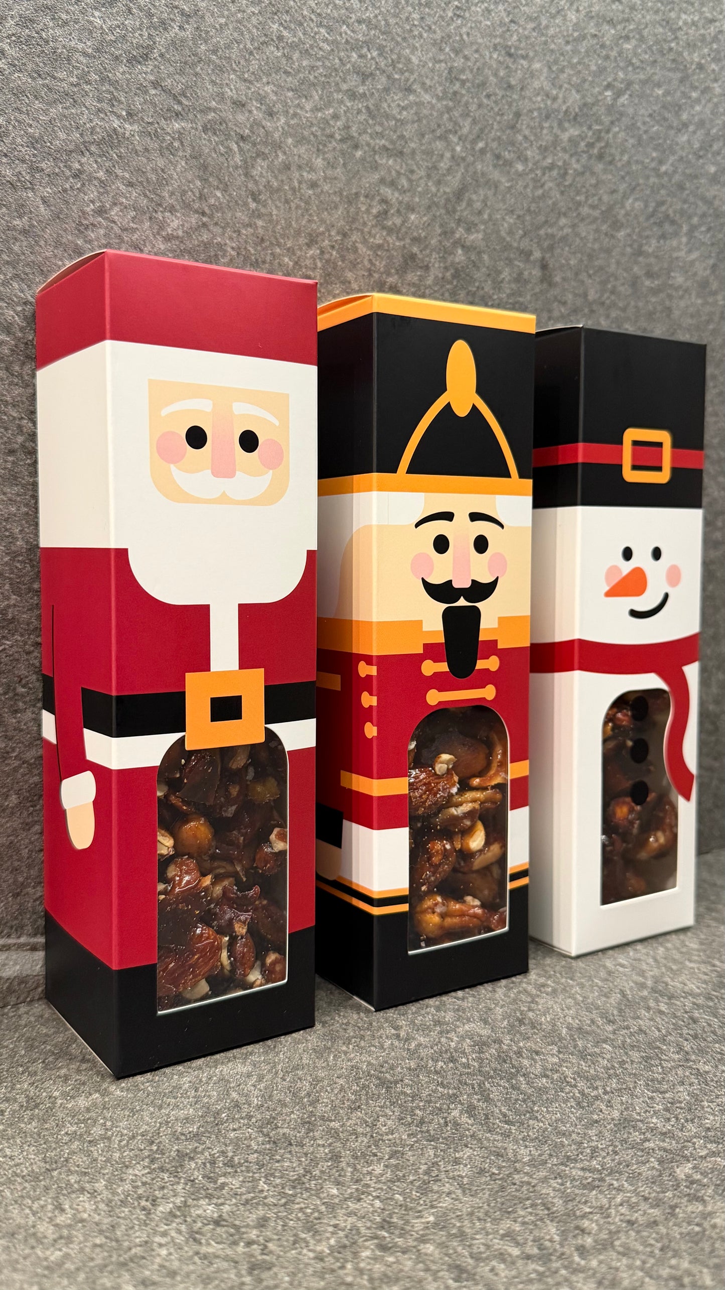 NEW! Holiday 3-Box Gift Set GO Nuts! Praline