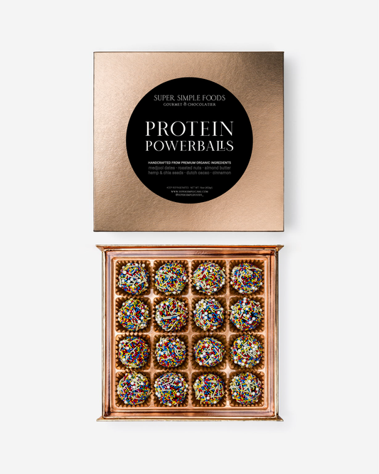 Protein Powerballs Rainbow Sprinkles Gift Box