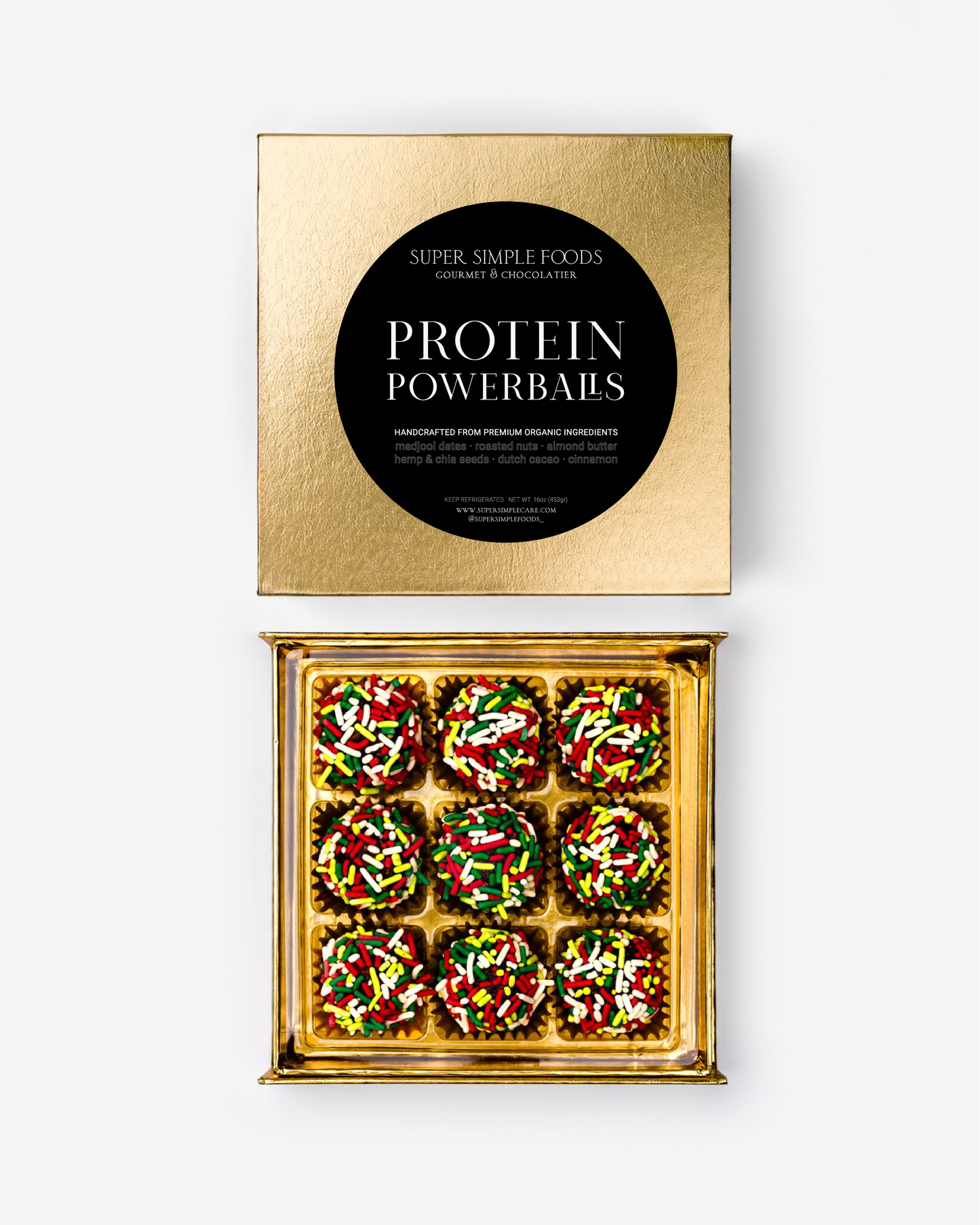 Protein Powerballs Christmas Gift Box